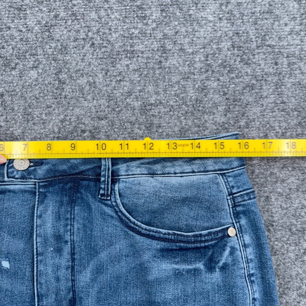 Judy Blue Skinny Fit Jeans Womens 14W Cotton Sorbtek Blue Distressed JB88615 MD - Picture 5 of 8